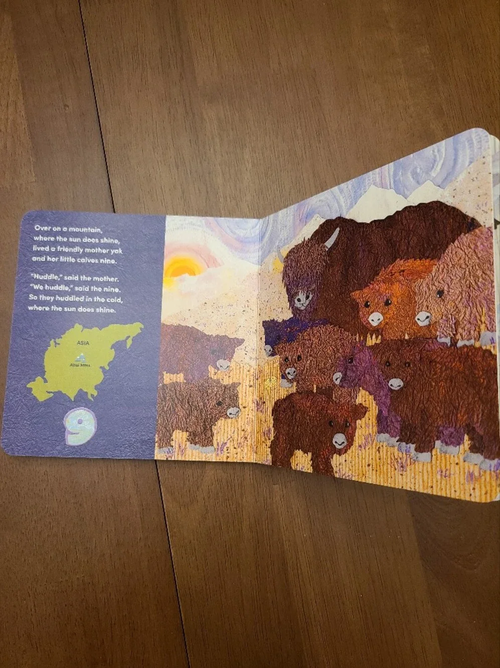 Over on a Mountain Children's Board Book - Marianne Berkes Like New